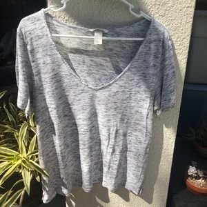 Grey and White H&M Tee
